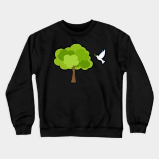 white dove Crewneck Sweatshirt